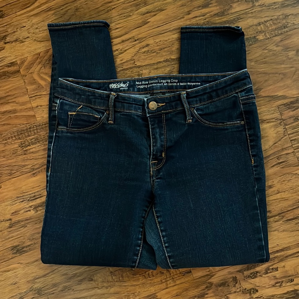 Mossimo Size 6/28 Crop Denim Legging